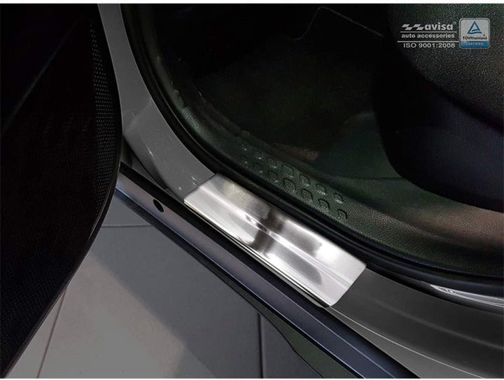 Avisa INOX Door sill Protectors Compatible with Toyota C-HR 2016-2019 & Facelift 2019- & RAV4 IV FL