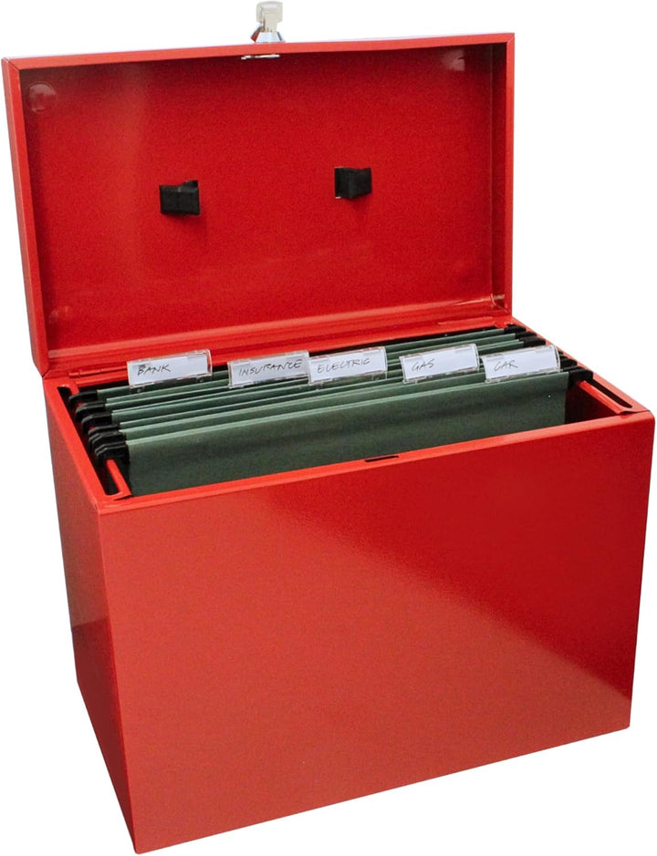 Ablagebox / Hängemappenbox (aus Metall, A4) rot Rosa Einzelbett, Rosa Einzelbett