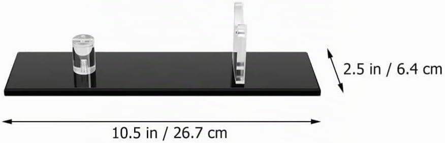 Milisten Messerständer Acryl- Messerhalter mit Feststehender Klinge Messerkollektion Displayhalter M