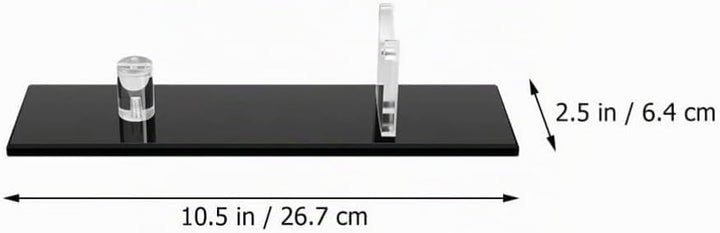 Milisten Messerständer Acryl- Messerhalter mit Feststehender Klinge Messerkollektion Displayhalter M
