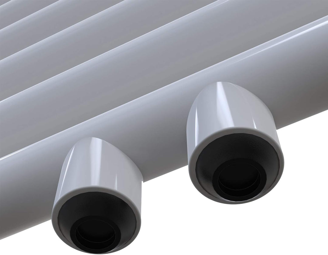 SONNI Badheizkörper 1800x600mm Handtuchtrockner Weiss 821 Watt Design Hantuchwärmer Bad Mittelanschl