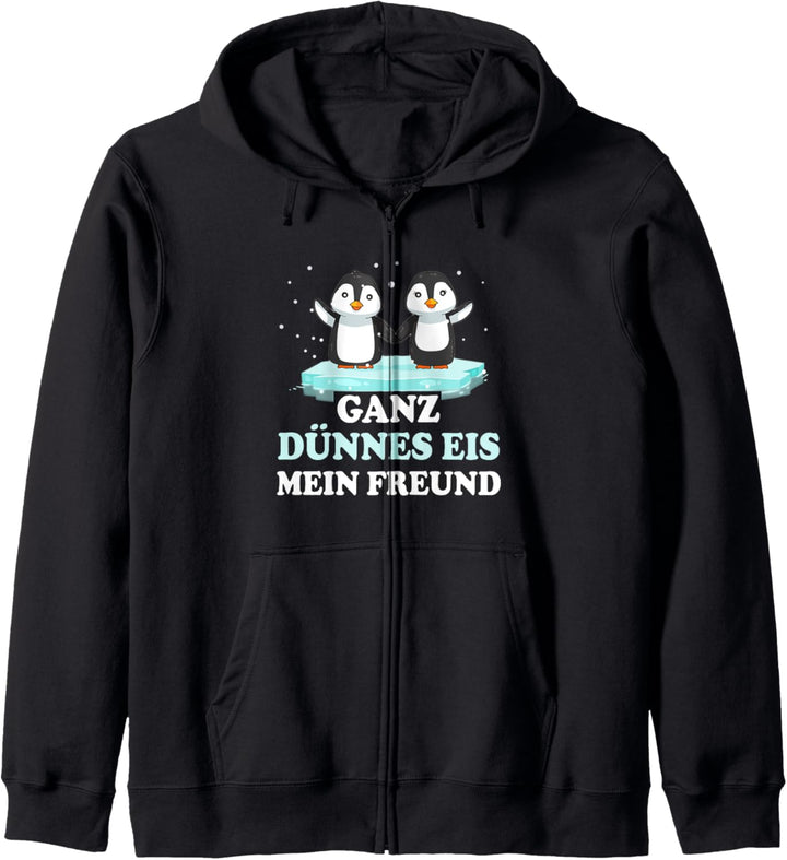 Pinguin Geschenk Penguin Jungen Mädchen Kinder Antarktis Kapuzenjacke
