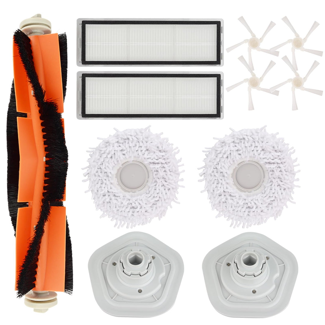GreeSuit Filter Wischmopp Ersatzteile Zubehör Set Kompatibel für Dreame Bot W10/W10 Pro Staubsauger,