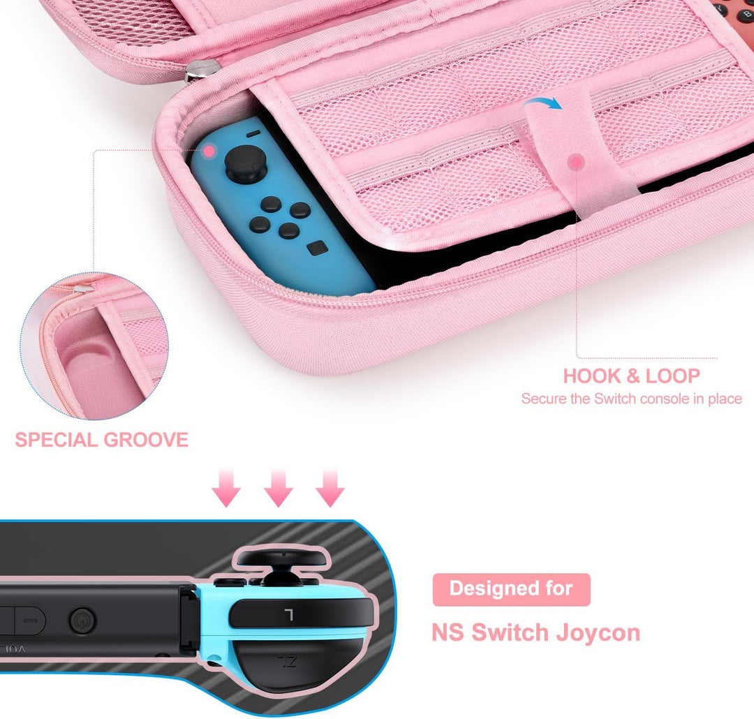 Switch Tasche für NS Switch - innoAura 18 in 1 Switch Zubehör mit Switch Hülle, Switch Hülle, Switch