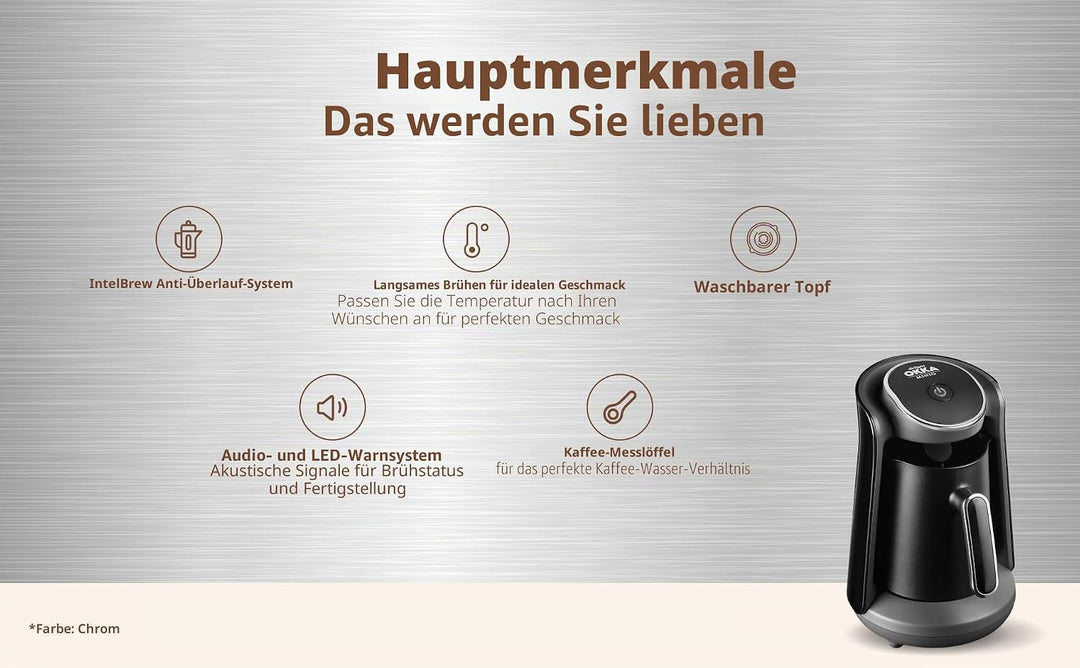 Arzum OKKA OK004-K 23X30X27, 23X30X27 Chrome