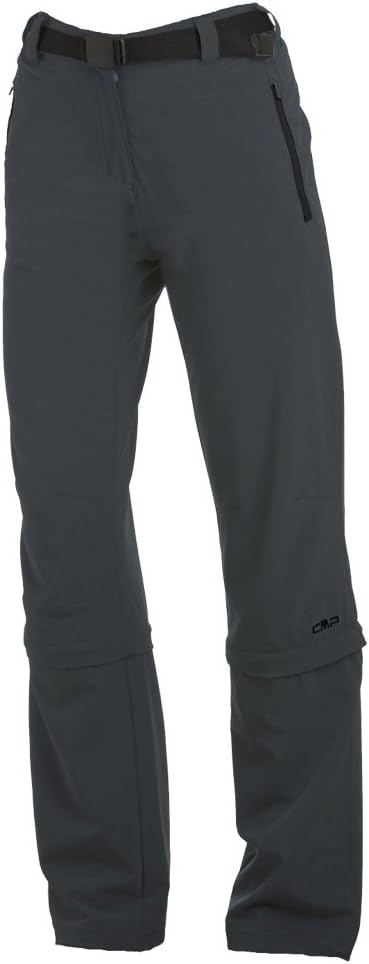 CMP Damen Cmp Damen Stretch Zip Off Trousers Hose Zipp Off Hose S Anthrazit, S Anthrazit