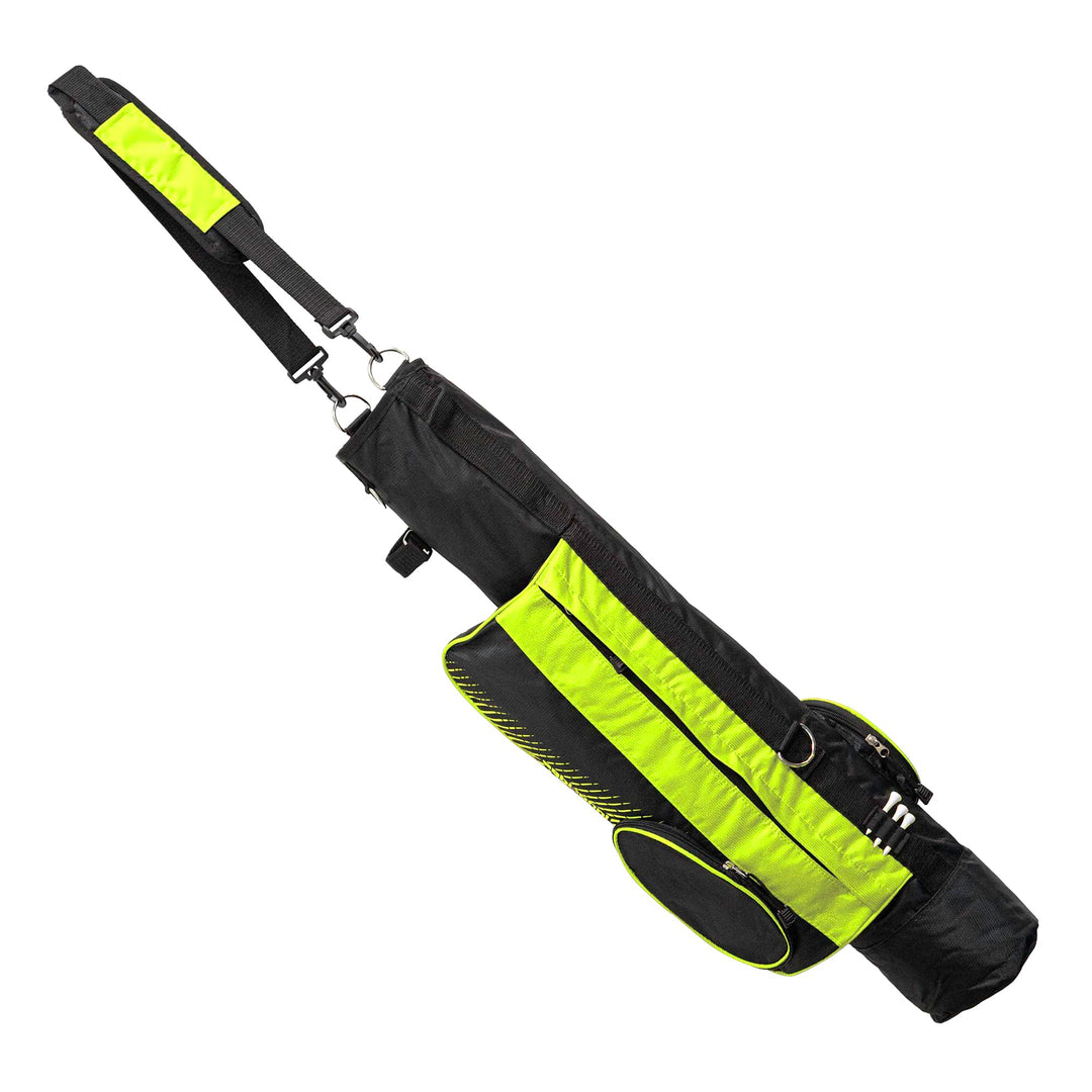 Longridge 5“ Bleistift Golftasche Schwarz/Limettengrün, Schwarz/Limettengrün