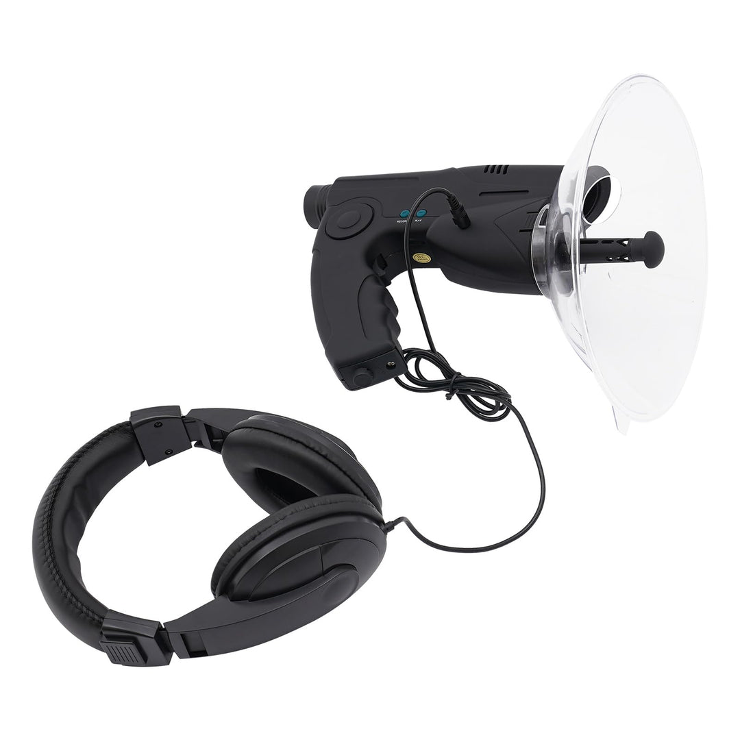 Vogel-Abhörgerät Richtmikrofon Parabolmikrofon Abhörgerät Klangverstärker Hörgerät Aufnahme mit Kop