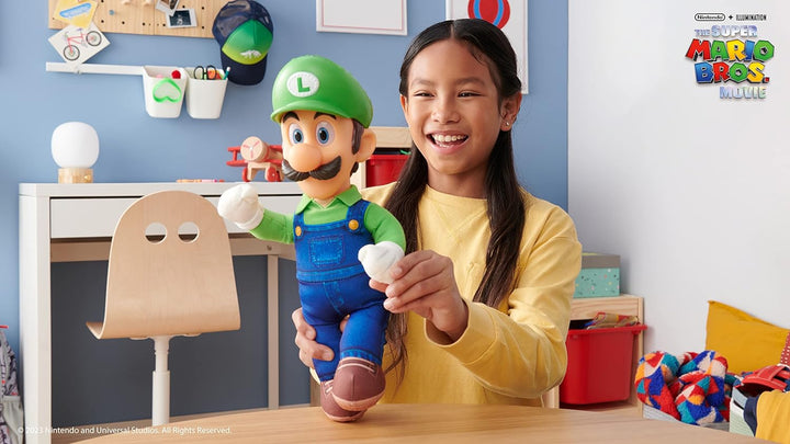 Nintendo Super Mario Movie 35cm Roto Plüsch - Luigi, Luigi