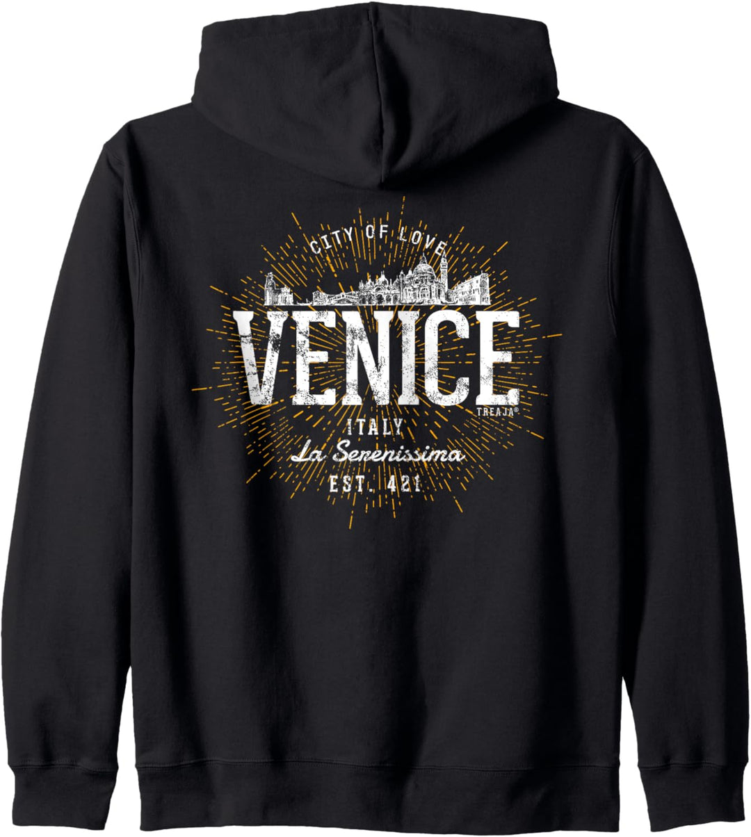 Italien Vintage Venedig Retro Kapuzenjacke