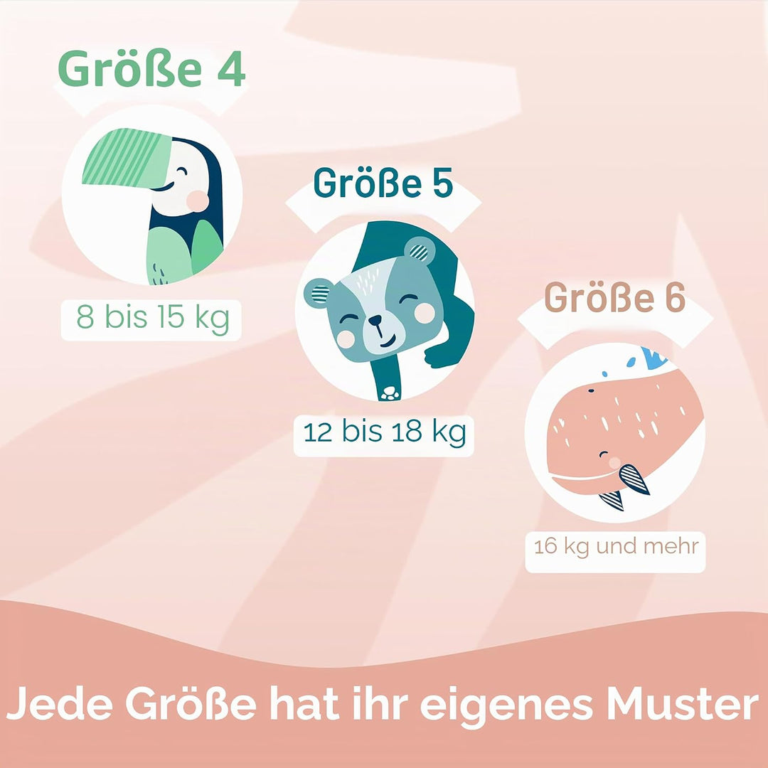 BIOLANE - Windelhöschen – Grösse 6 (16 + kg) – kein Auslaufen für 12 Stunden – Pack 1 Monate – 108 W