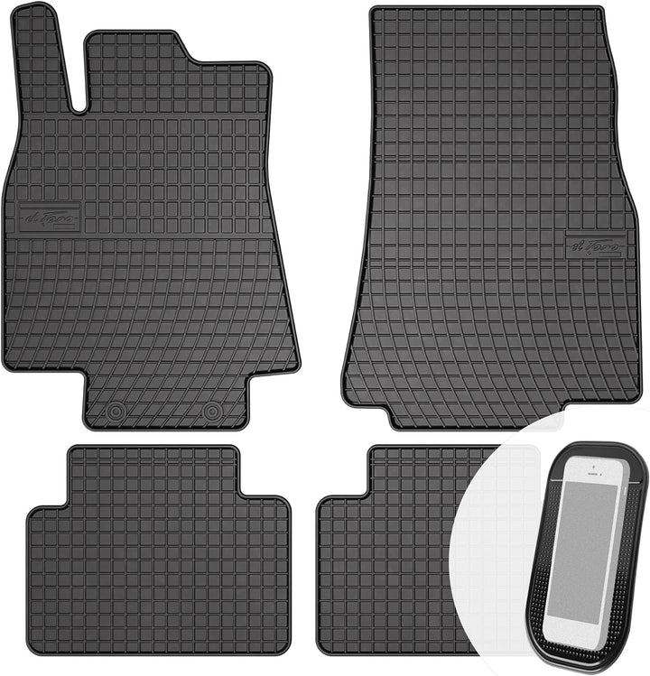 Gummimatten Auto Fussmatten Gummi Automatten Passgenau 4-teilig Set - passend für Mercedes-Benz A-Kl