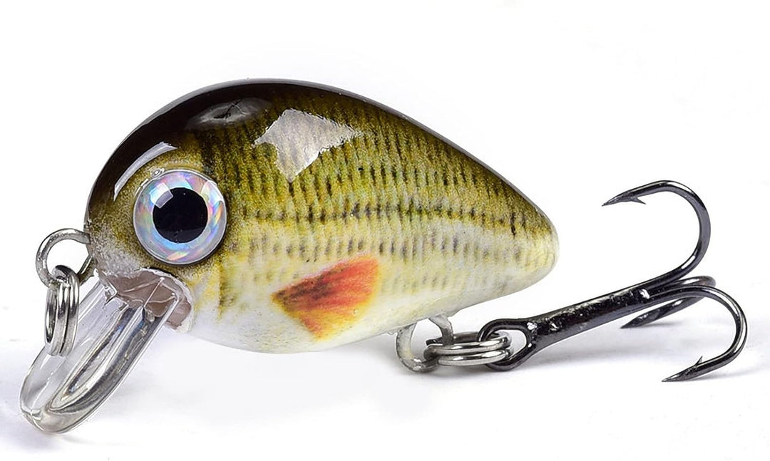 Steinn Wobbler Crankbait Kunstköder Set | Raubfisch Zander Barsch Angeln | 1.6g 2.5cm | Angelköder F