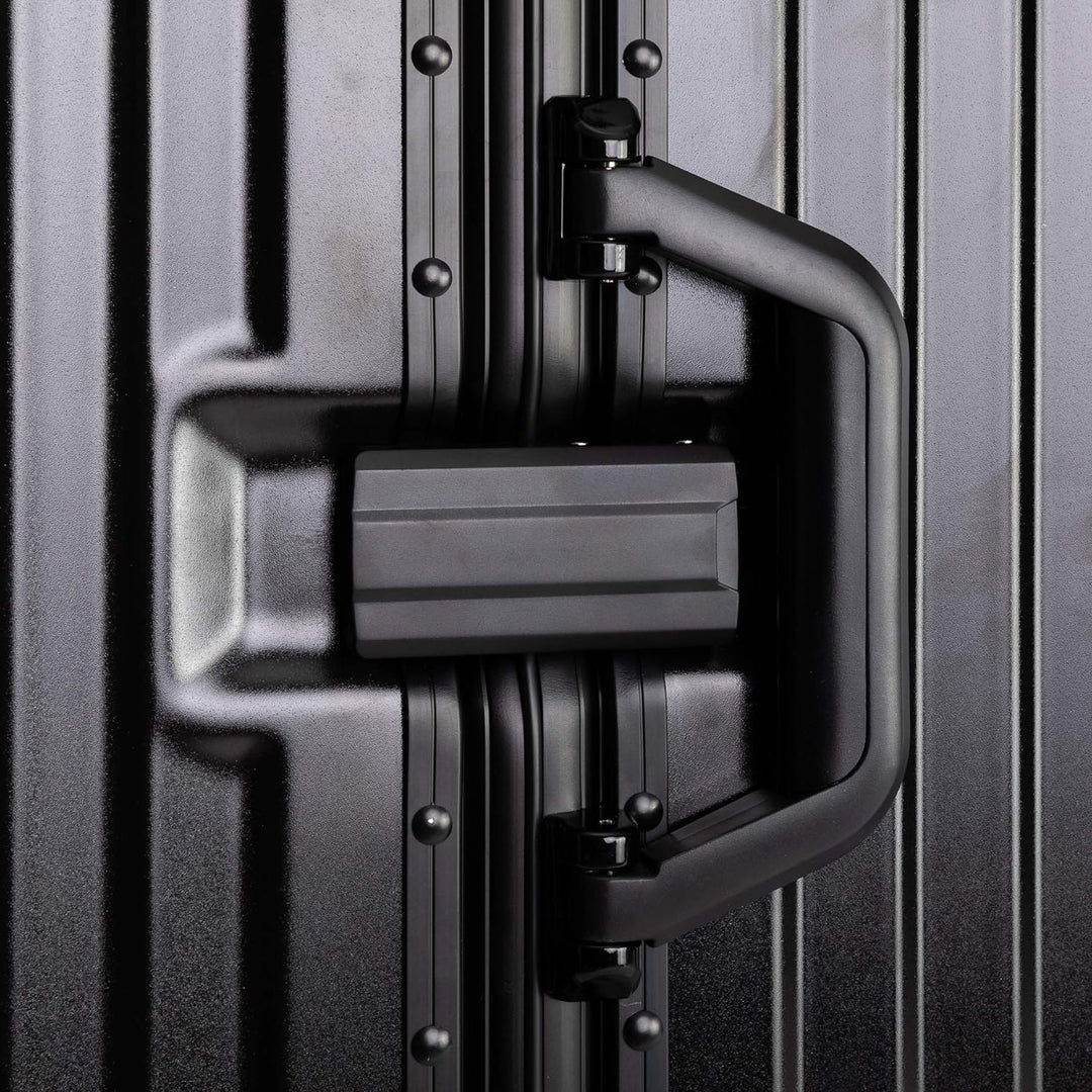 Travelhouse London Koffer Sport schwarz - XL Alu Rahmen Polykarbonat Hartschale · Trolley Reisekoffe