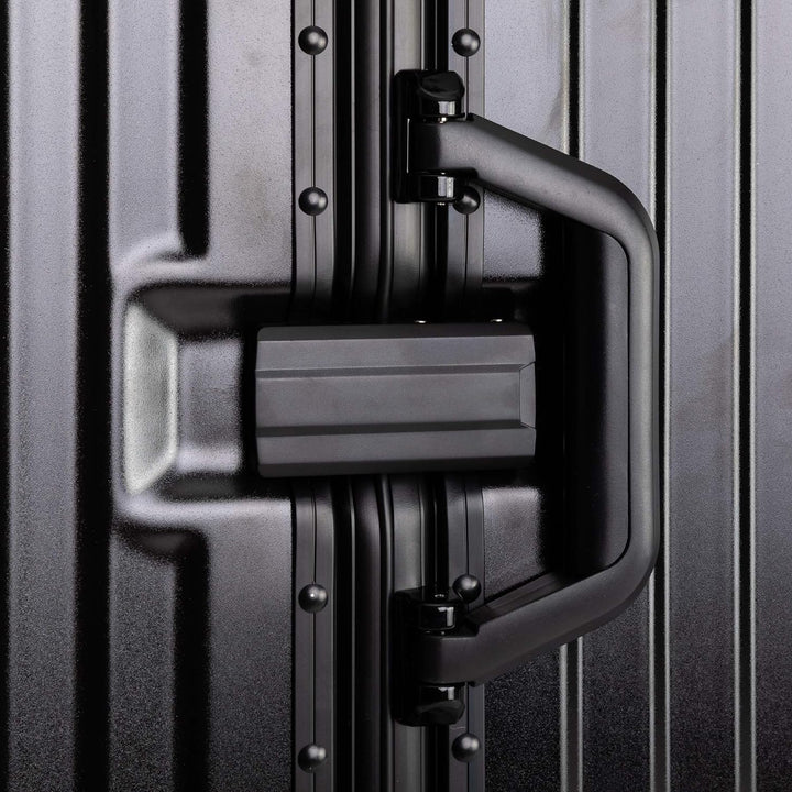 Travelhouse London Koffer Sport schwarz - XL Alu Rahmen Polykarbonat Hartschale · Trolley Reisekoffe