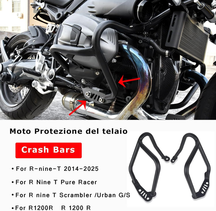 RNINET 2014-2023 Motor Sturzbügel Frame Sturzschutz Stossstange Crash Bar Für R-Nine-T Pure Racer Sc