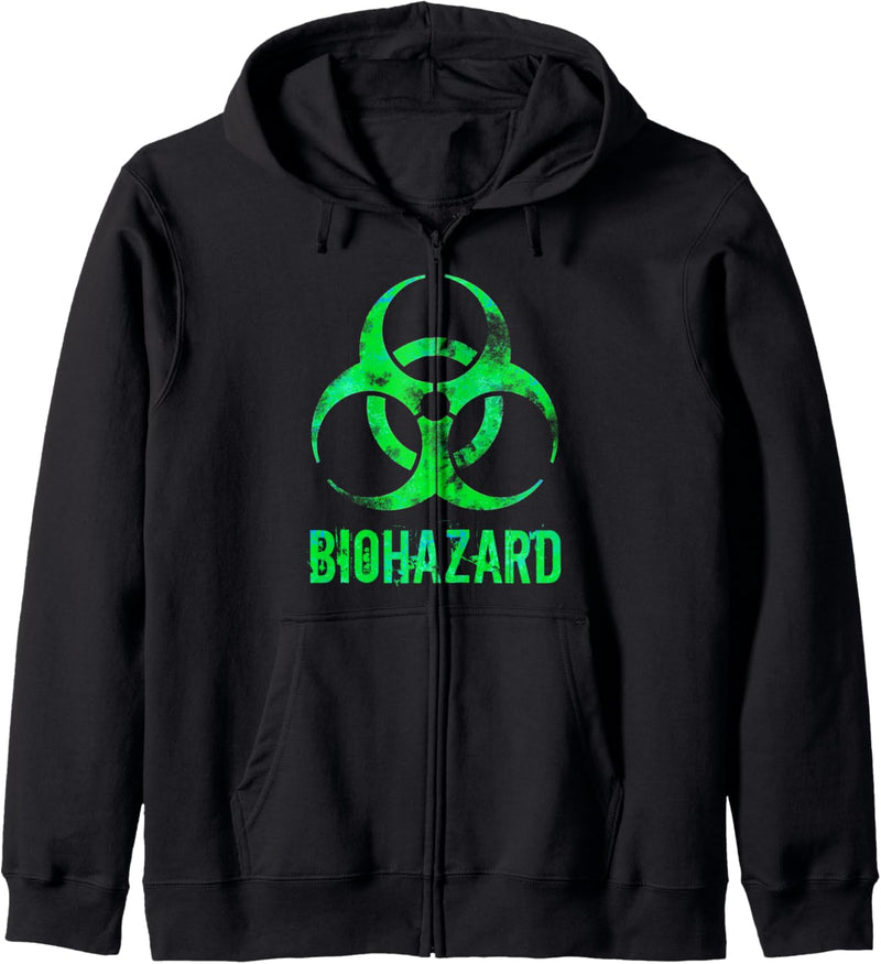 Biohazard Distressed Biology Science Lehrer Geschenk Kapuzenjacke