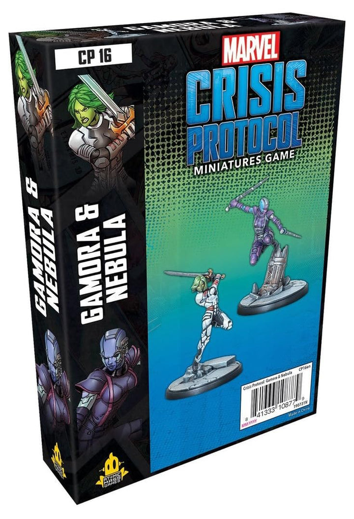 Atomic Mass Games , Marvel Crisis Protocol: Character Pack: Gamora and Nebula, Miniatures Game, Ages