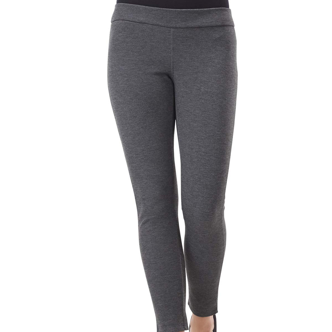 Mud Pie Damen Knit Pant Gray Hunter Ponte Strickhose Grau, 32-34