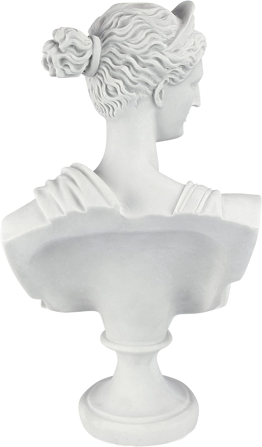 Design Toscano Diana von Versailles: Skulpturale Büste aus Marmor-Kunstharz Garten Standard, Garten