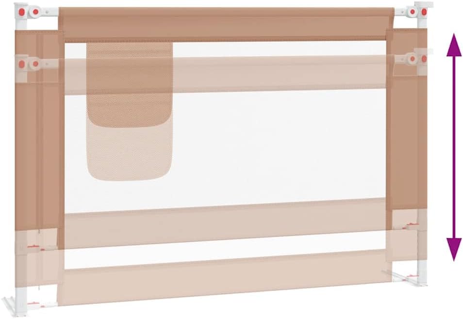 vidaXL Kleinkind Bettschutzgitter Bettgitter Kinderbettgitter Babybettgitter Gitter Kinderbett Babyb