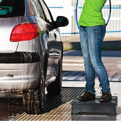 Tragbarer Tritthocker für Senioren und Behinderte, rutschfeste Halbstufe für Treppen, Autos, Bett, S