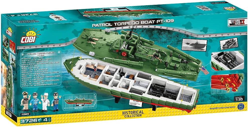 Cobi 4825 Patrol Torpedo Boat TP 1 Single, Single