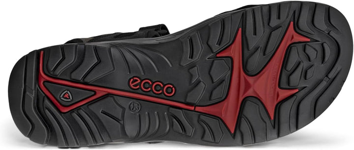 ECCO Herren Yucatan Sandal 40 EU Black Mole Black, 40 EU Black Mole Black
