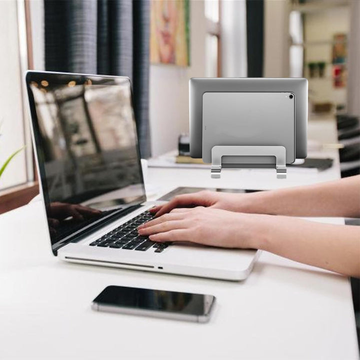 FGXY Vertikaler Laptop Ständer Halter Dock, Einstellbar Vertikal Laptop Ständer, Adjustable Vertical