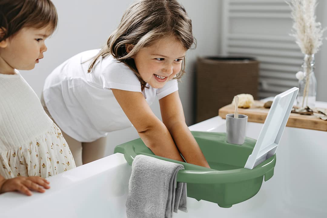 Rotho Babydesign Kiddy Wash Exclusiv, shale green/white/stone grey grün, grün