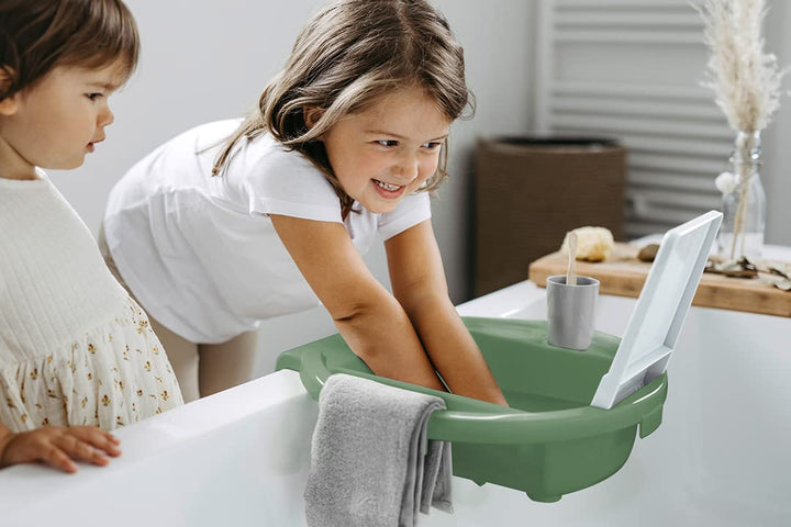 Rotho Babydesign Kiddy Wash Exclusiv, shale green/white/stone grey grün, grün