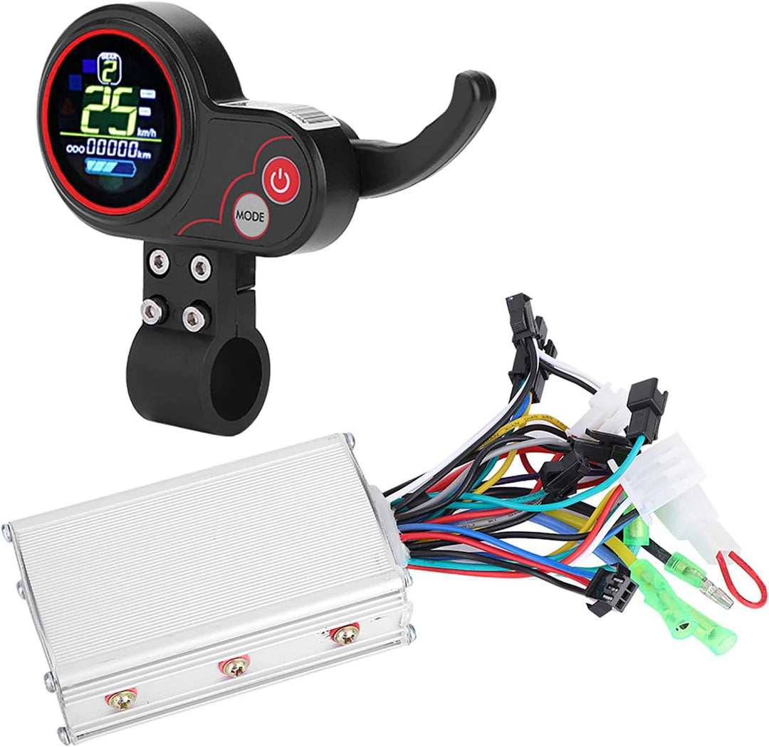 Alomejor Controller und LCD-Anzeige 24 V / 36 V / 48 V / 60 V 250 W / 350 W Geschwindigkeitsregler m
