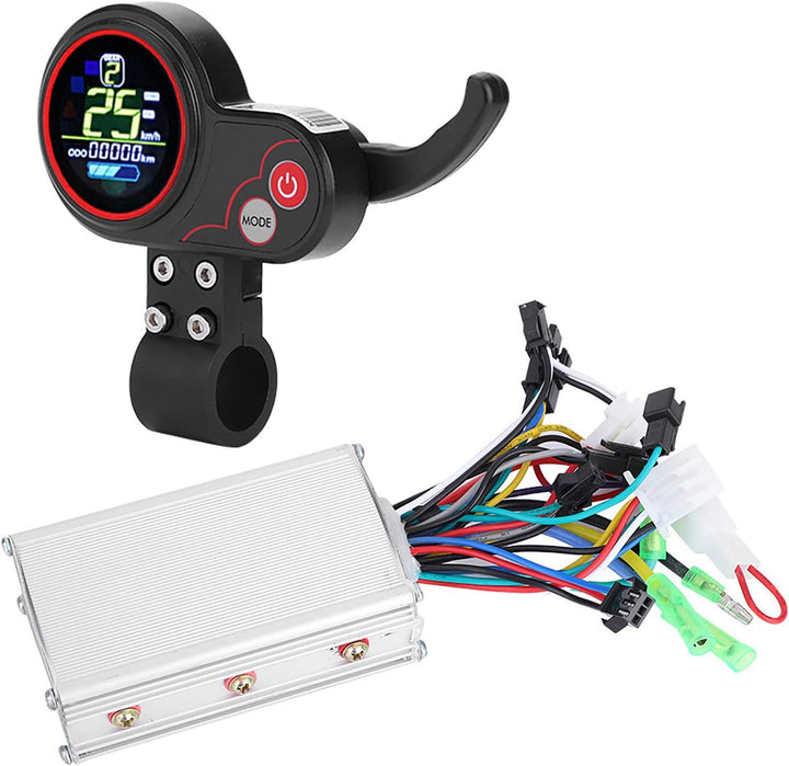 Alomejor Controller und LCD-Anzeige 24 V / 36 V / 48 V / 60 V 250 W / 350 W Geschwindigkeitsregler m