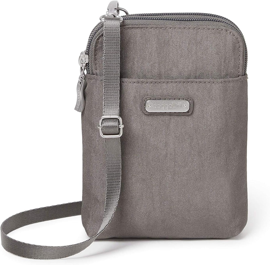 Baggallini Mini Einheitsgrösse Sterling Shimmer, Einheitsgrösse Sterling Shimmer