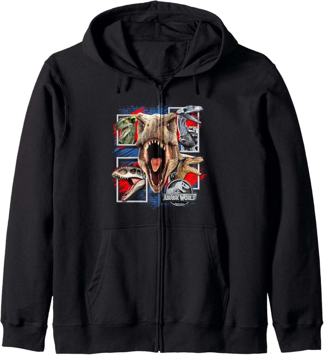 Jurassic World Dinosaurier-Box Kapuzenjacke