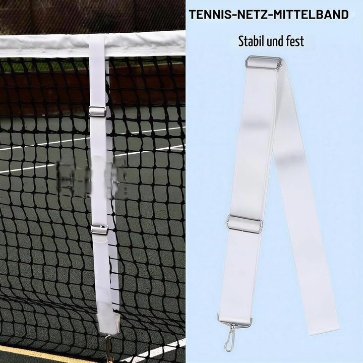 VGEBY Tennisnetzgurt, Tennisnetz-Mittelgurt, Verstellbare Tennisnetz-Mittelgurte, Edelstahlschnalle
