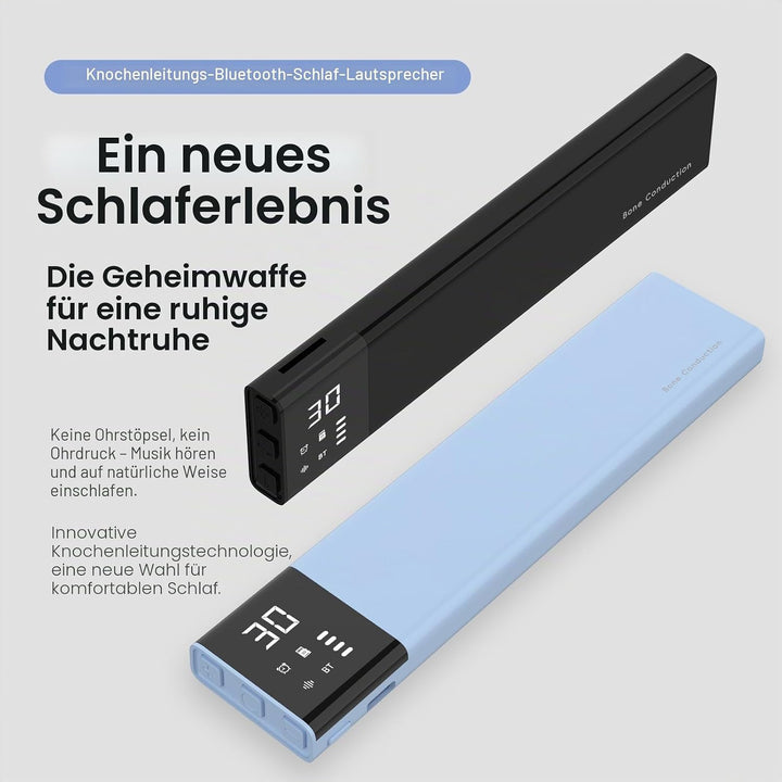 Pillow Speaker und Kissenlautsprecher Bluetooth, 36 Sounds, Display, Timer Blau, Blau