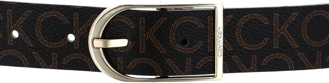 Calvin Klein CK Must BRIDGE 3CM BELT MONO W100 Brown Mono