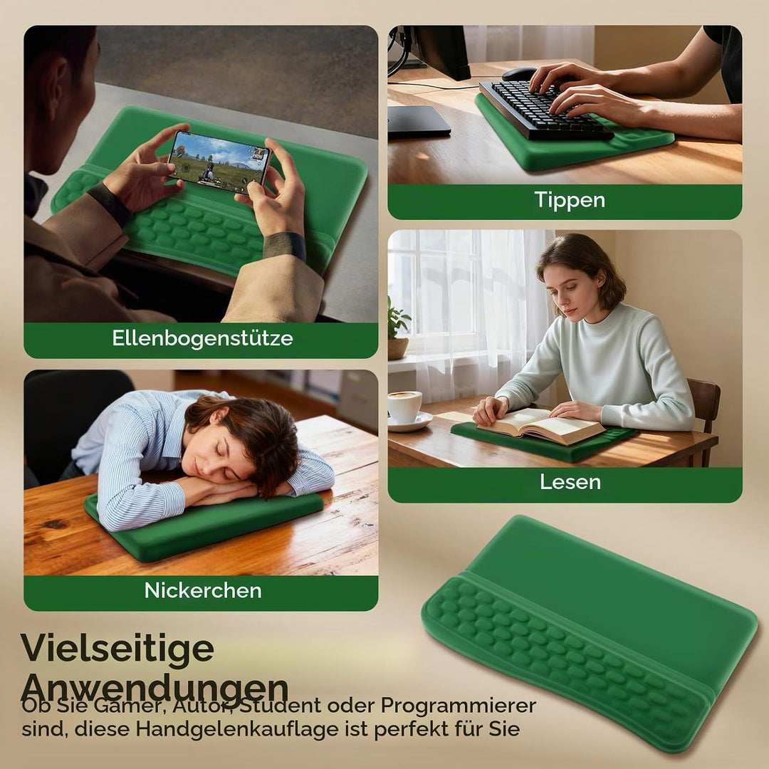 Handballenauflage Tastatur, Handstütze Tastatur Handauflage Ergonomisch, Memory-Schaum Rutschfest Ta