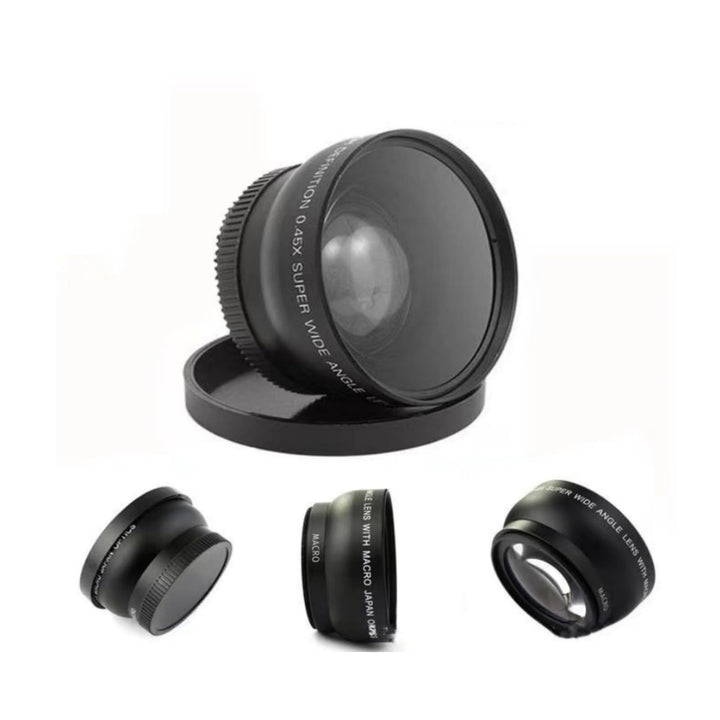 143 Weitwinkel-Objektiv 52 mm 0,45 x, Universal-Konvertierungsobjektiv 52 mm für Fotoapparate/Canon/