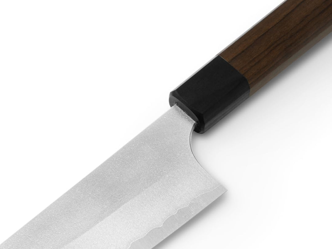 Profi Koch-Messer BUNKA Yoshimi Kato Nashiji. Klingen-Länge 16cm. Aogami super, 3 Lagen, hand-geschm