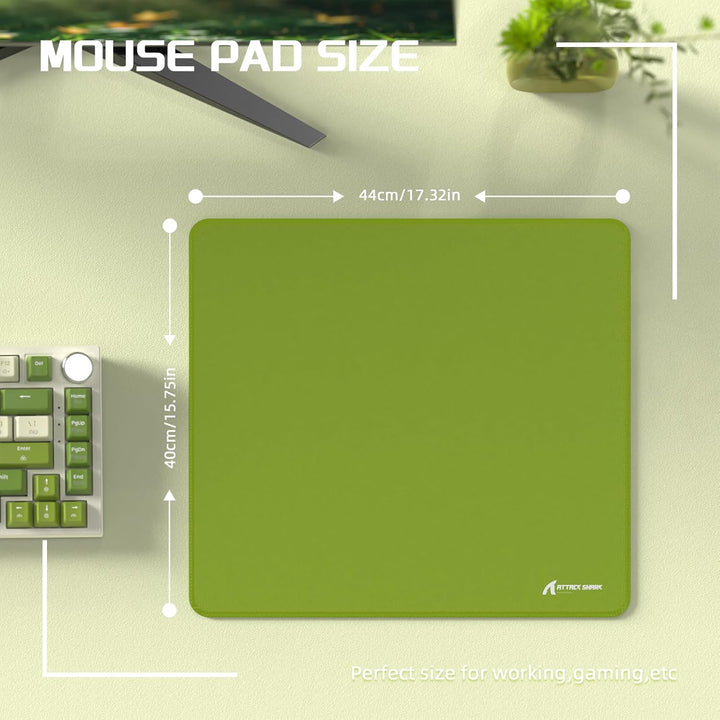 LexonElec x Attack Shark Mittelgrosses Gaming-Mauspad, Desktop-Mauspad Aus Superfeiner Faser, 17,32