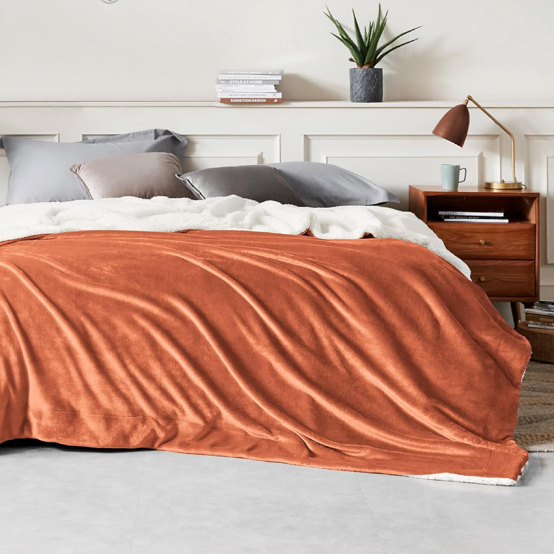 BEDSURE Kuscheldecke - Warm Sherpa Wolldecke & Sofadecke, Flauschig Sofaüberwurf Decke, Dicke Couchd