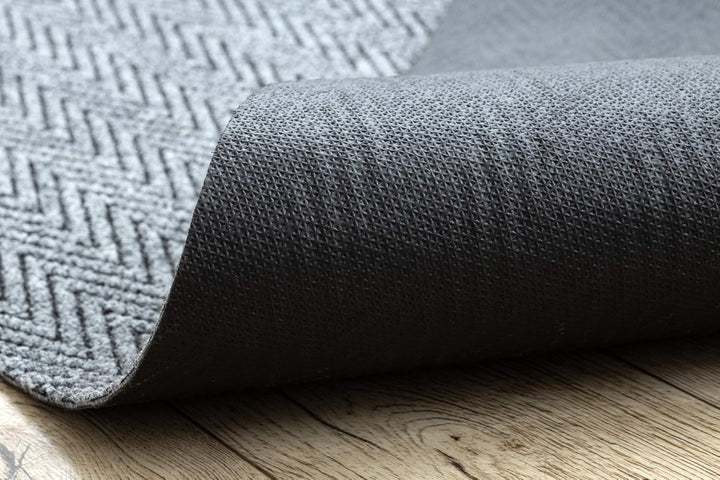 Runner - Türmatte rutschfest Magnus 2954 Zigzag Outdoor, Indoor Grau 100x100 cm MAGNUS Grau 100 x 10