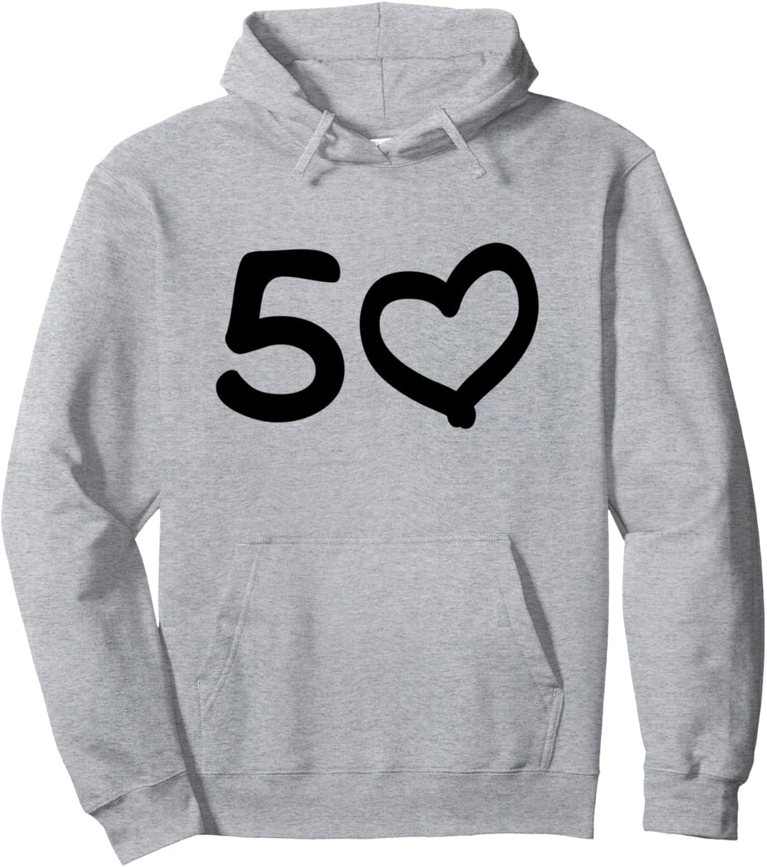 50. Geburtstag 50 Jahre Jubiläum Goldene Hochzeit Herz Pullover Hoodie