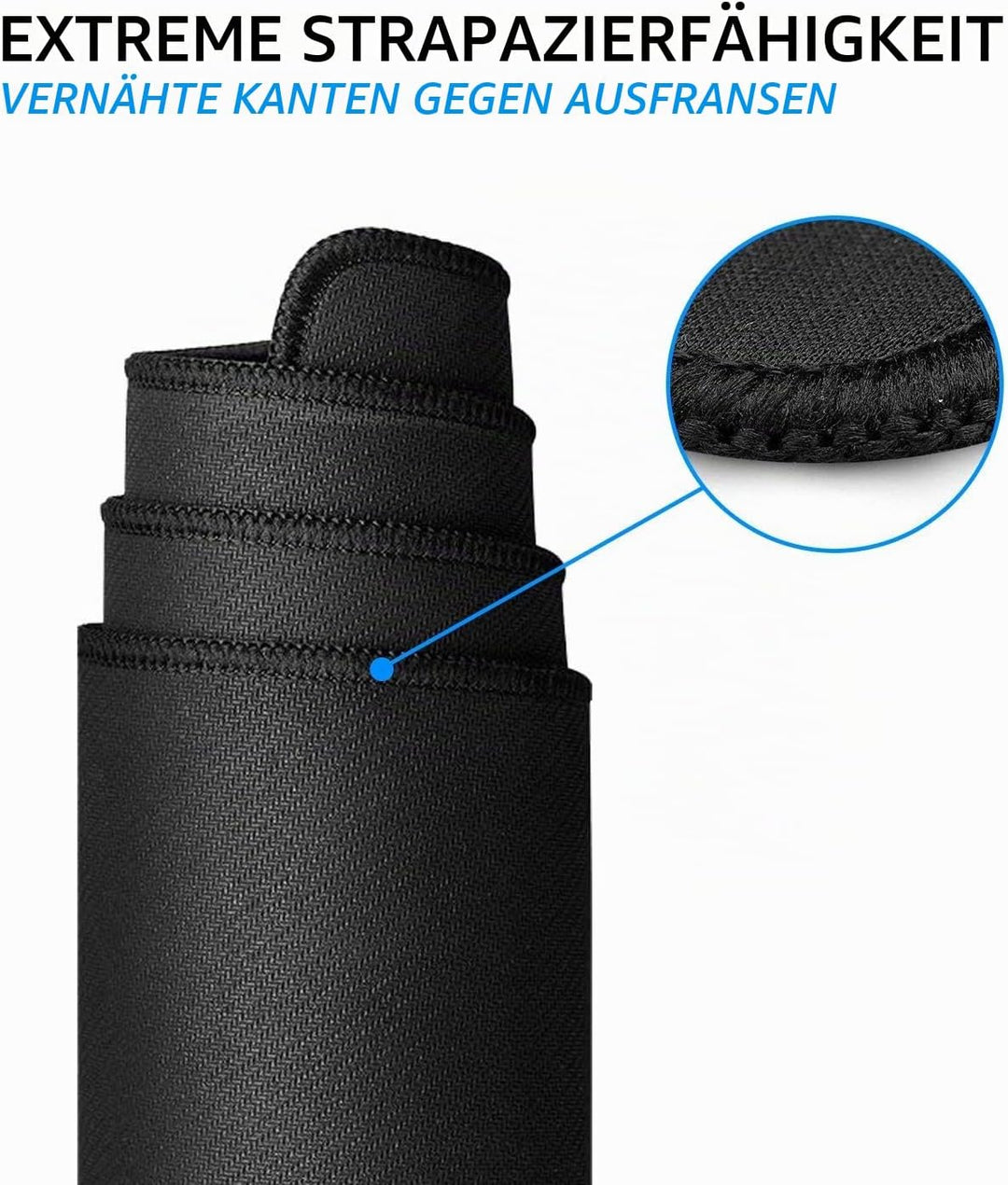 THE G-LAB - PAD YTTRIUM - Rutschfestes Mauspad XXL 900 * 400 * 4mm für Mäuse, Tastaturen und Gamingz