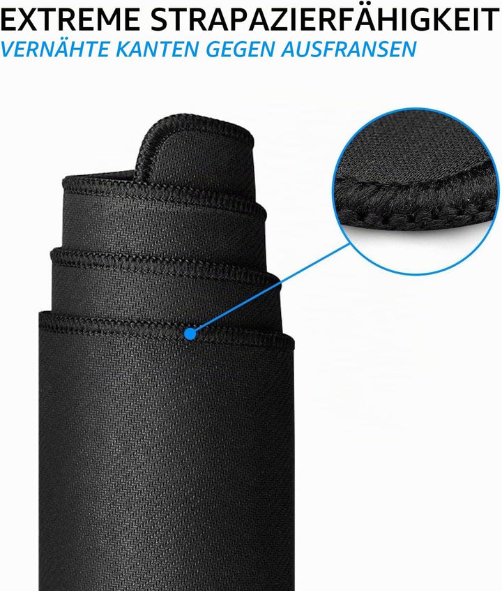 THE G-LAB - PAD YTTRIUM - Rutschfestes Mauspad XXL 900 * 400 * 4mm für Mäuse, Tastaturen und Gamingz