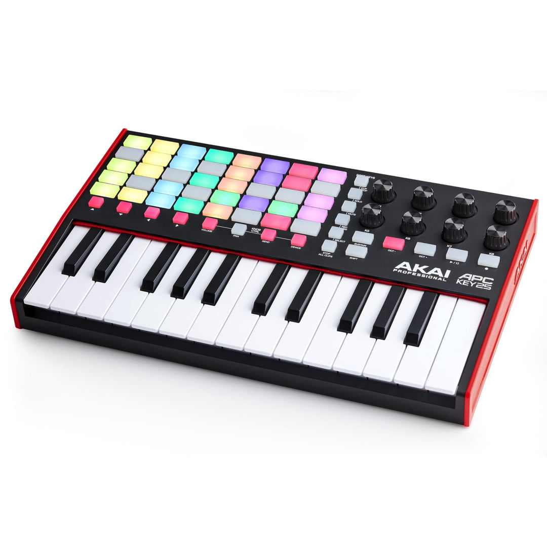 Akai Professional APC Key 25 MK2 - USB MIDI Keyboard Controller für Clip-Launching mit Ableton Live