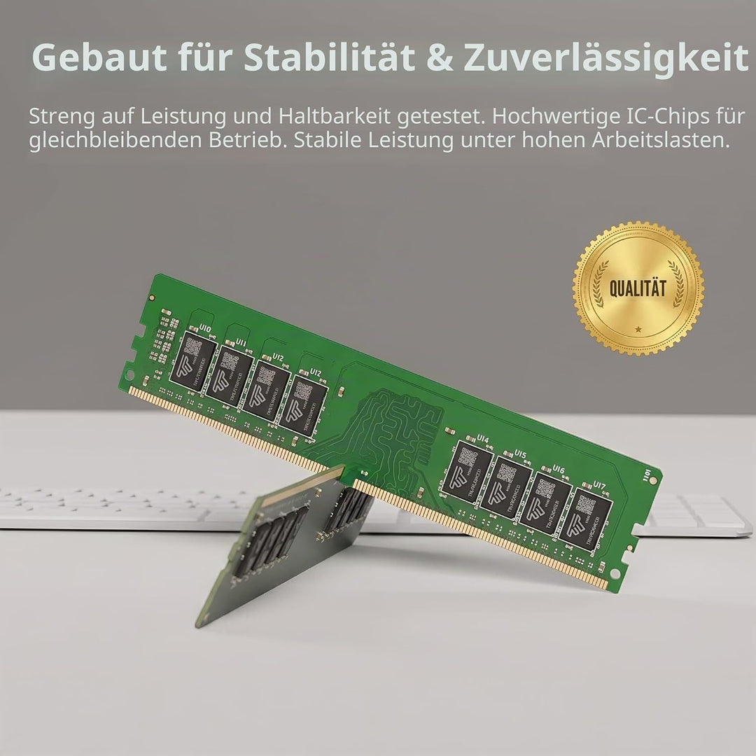 Timetec 8 GB DDR4 2666 MHz PC4-21300 Nicht-ECC ungepuffert 1,2 V CL19 1Rx8 Single Rank 288 Pin UDIMM