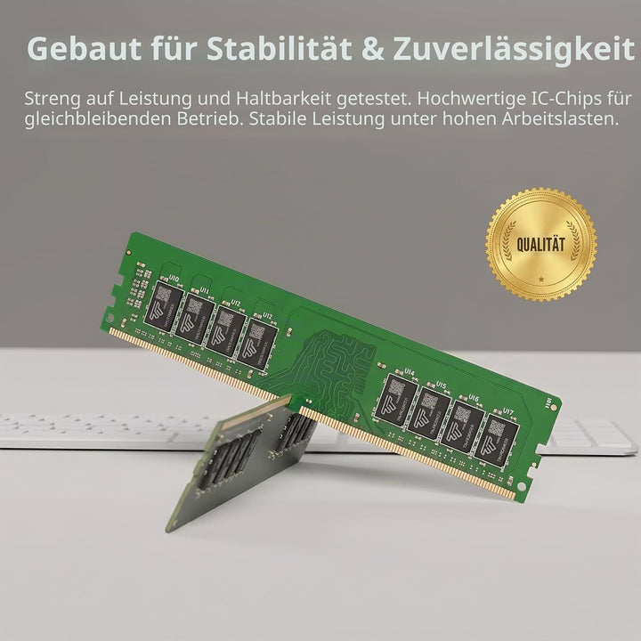 Timetec 8 GB DDR4 2666 MHz PC4-21300 Nicht-ECC ungepuffert 1,2 V CL19 1Rx8 Single Rank 288 Pin UDIMM